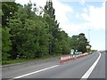 Slip road for hotel off the A4174