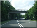 A54 passing under Rilshaw Lane