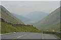 NY4008 : Looking down a murky Kirkstone Pass by Nigel Brown