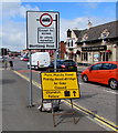 Newport Road direction signs, Rumney, Cardiff