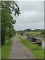 ST9261 : Canal towpath west of lock at Seend Cleeve by David Smith