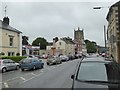 Traffic queueing in New Park Street, Devizes