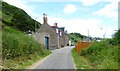 NO8270 : Cottages at west end of West Bay lane, Gourdon by Stanley Howe