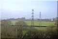 Pylons near Fishacre Bridge