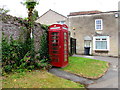 Red phonebox, High Street, Iron Acton