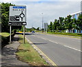 Badminton Road directions sign, Yate