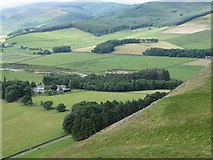 NT2136 : Cademuir farm and the Manor Valley by Jim Barton