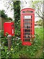 K6 Telephone Box and Post Box in Shirburn