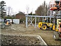 Construction work at the site of the Bay Horse