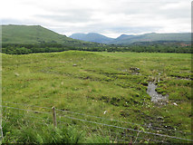 NN1328 : Rough grazing by the B8077 by Hugh Venables