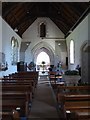 The interior of Meysey Hampton church