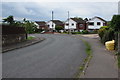 Houses at a bend in Templeway West, Lydney