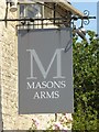 Masons Arms inn sign