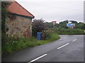 Road junction and pillar box