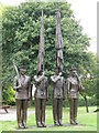 TL4546 : The Honor Guard Sculpture at Duxford by M J Richardson