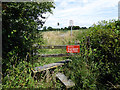 Footpath across the railway