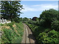 Railway towards Falmouth Town and Docks