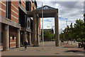 NZ4920 : Middlesbrough court entrance by Robert Eva