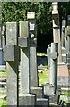 Line of crosses, Heanor Cemetery