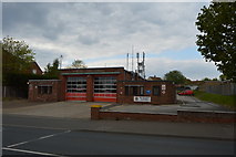 TL8783 : Thetford Fire Station by N Chadwick