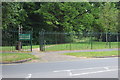 Entrance to Coed-Melin Park, Risca Road