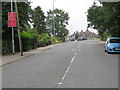 Woodhall Lane looking towards the A647 at Thornbury Barracks