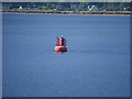 NN0061 : Red Buoy in Loch Linnhe by David Dixon
