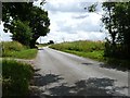 Finningham Road, heading east from Cranmer Green