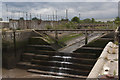 Formerly the lock entrance for Bromborough Dock