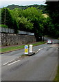 Keep left sign, Pillmawr Road, Malpas, Newport