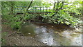 Footbridge over Stanhope burn