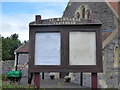 St. Barnabas Church, Claverham: noticeboard