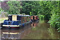 Narrowboats moored at Pencelli