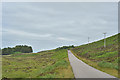 The Applecross coast road approaching Salacher