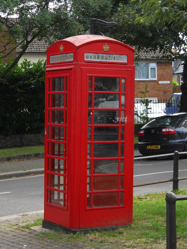 K6 telephone box on The Green, Winchmore... © Paul Bryan cc-by-sa/2.0 ...