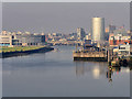 J3575 : Belfast Harbour, River Lagan by David Dixon