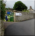 Station Road entrance to Llanwenarth Baptist Chapel, Govilon