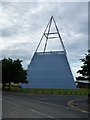 SE3153 : Pyramid on Hornbeam Park near Harrogate by Richard Humphrey