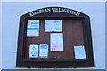 NX9758 : Notice Board, Kirkbean Village Hall by Billy McCrorie