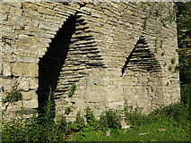 NY9427 : Skears lime kilns - arches of kiln 3 by Mike Quinn
