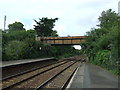 Bridge over railway near Hayle Railway Station