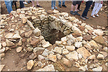 SK8329 : Croxton Kerrial 12thC Medieval Manor House: excavations (10) by Kate Jewell