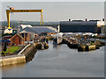 J3576 : Belfast Harbour, Alexandra Dock by David Dixon