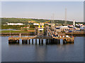 J3677 : Jetty at Oil Terminal Berth 4, Belfast Harbour by David Dixon