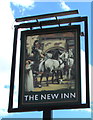 ST7079 : The New Inn name sign, Westerleigh by Jaggery