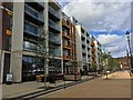 Flats and restaurant on the new Riverside North development