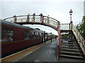 NY6820 : Appleby station footbridge by Stephen Craven