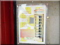 SP7301 : Notice inside Red Telephone Box at Sydenham,Oxon by David Hillas