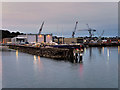 SW8232 : Falmouth Docks Eastern Breakwater by David Dixon