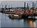 SW8233 : Falmouth Docks, Northern Wharf by David Dixon